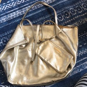 Tiffany Reversible Suede tote bag! With wallet